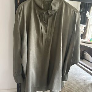 CP Shades Olive Green Midi Dress